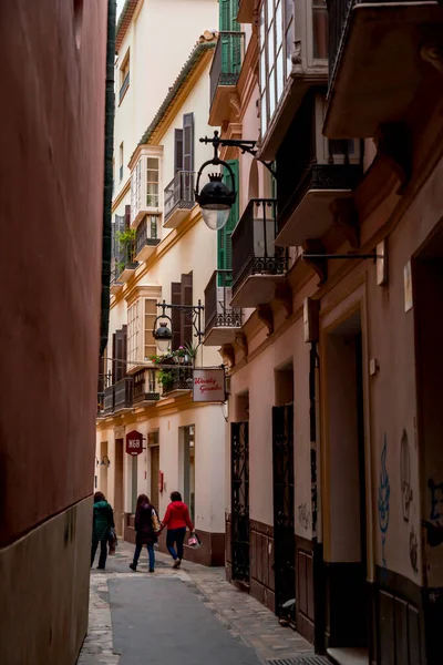 Малага Испания Feb 2022 Street View Genesis Architecture Malaga Andalusia — стоковое фото