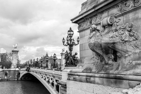 Parijs Januari 2022 Pont Alexandre Iii Een Brug Seine Parijs — Stockfoto