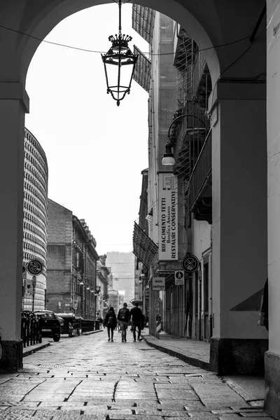 Turin Italy March 2022 Typical Italian Architecture Street View Turin — 스톡 사진