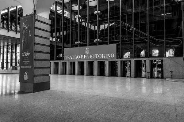 Turin Italy March 2022 Teatro Regio Royal Theatre Prominent Opera — ストック写真