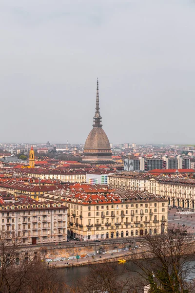 Turin Italy March 2022 Mole Antonelliana Major Landmark Building Turin — 图库照片