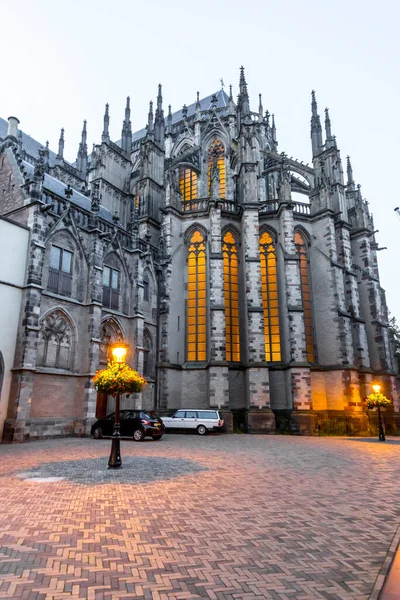 St. Martin\'s Cathedral, Domkerk is a Gothic church dedicated to Saint Martin of Tours, which was the cathedral of the Diocese of Utrecht during the Middle Ages.