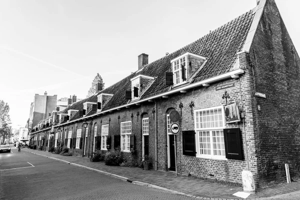 Utrecht Oct 2021 Vue Sur Rue Bâtiments Traditionnels Néerlandais Dans — Photo