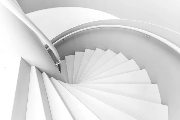 Modern Spiral Shaped Staircase Abstract Swirl Steps —  Fotos de Stock