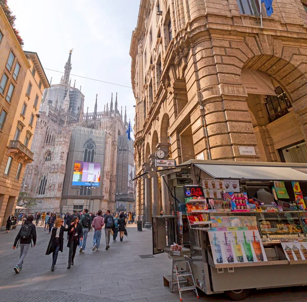 Milan Italy March 2022 Milan Cathedral Italian Duomo Milano Lombard — 图库照片