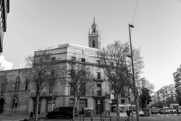 Salamanca Espanha Fevereiro 2022 Vista Exterior Igreja Paroquial Iglesia Purismia — Fotografia de Stock