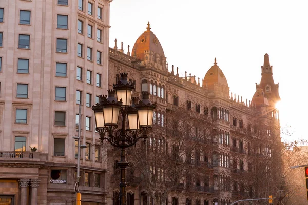 Barcelona Spain Feb 2022 Cast Iron Public Fountain Caryatid Female — Fotografia de Stock