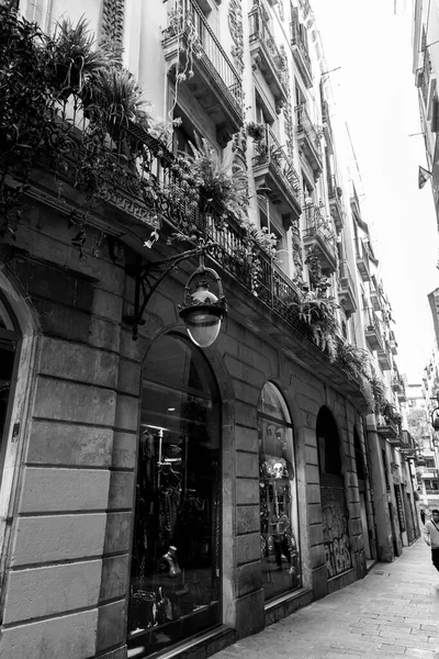 Barcelona Spain Feb 2022 Generic Architecture Street View Barcelona Catalonia — Zdjęcie stockowe