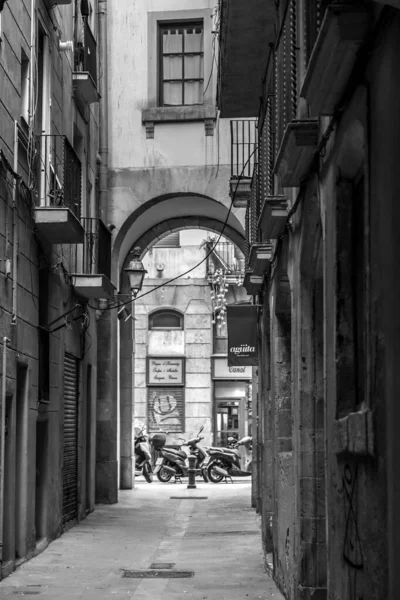 Barcelona Spain Feb 2022 Generic Architecture Street View Barcelona Catalonia — Fotografia de Stock