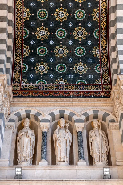 Marseille Cathedral Cathedrale Sainte Marie Majeure Marseille Roman Catholic Cathedral — Stock Photo, Image