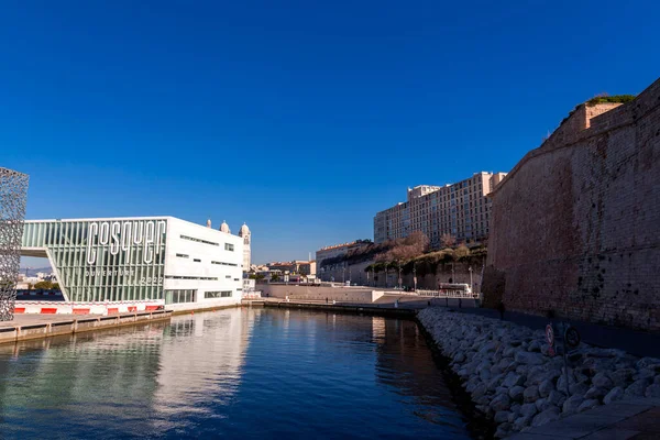 Marseille France Jan 2022 Museum European Mediterranean Civilisations National Museum — Fotografia de Stock