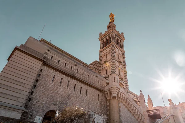 Marsilya Fransa Ocak 2022 Notre Dame Garde Veya Bonne Mere — Stok fotoğraf