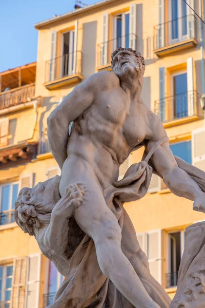 Marseille France January 2022 Statue Milon Crotone Famous French Sculptor — ストック写真
