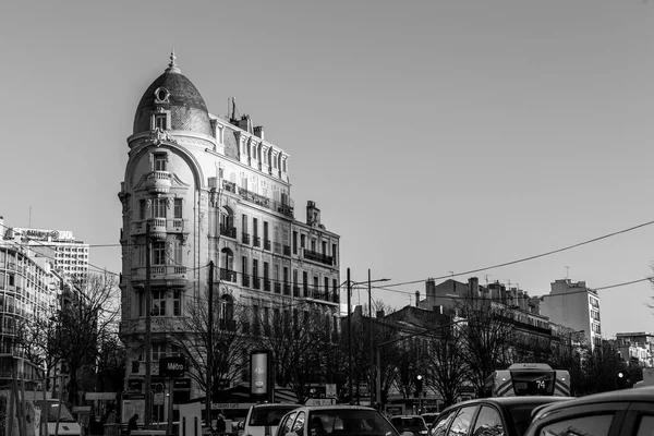 Marseille France January 2022 Place Castellane Historic Square 6Th Arrondissement — 图库照片