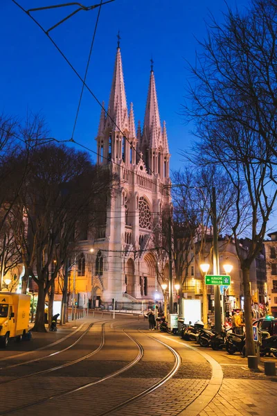 Marseille France January 2022 Eglise Saint Vincent Paul Les Reformes — Zdjęcie stockowe