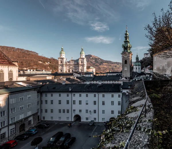 Salzburg Austria December 2021 Dome Salzburg Cathedral Dom Salzburg Old — Stock Photo, Image