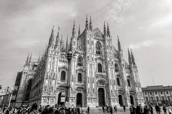 Milan Italy March 2022 Milan Cathedral Italian Duomo Milano Lombard — Stock fotografie