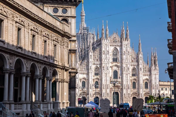 Milan Italy March 2022 Milan Cathedral Italian Duomo Milano Lombard — Photo