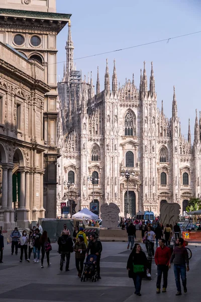 Milan Italy March 2022 Milan Cathedral Italian Duomo Milano Lombard — Stock fotografie