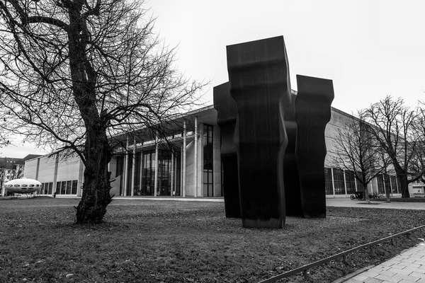 Munich Germany Dec 2021 Facade New Pinakothek Modern Art Museum — Stok fotoğraf