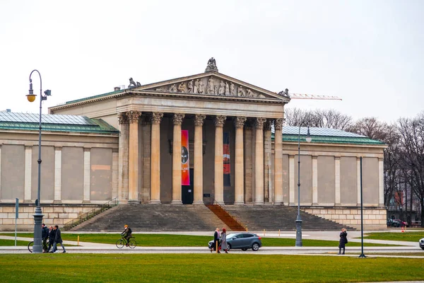 Munich Germany Dec 2021 Konigsplatz Square Built Style European Neoclassicism — Stockfoto