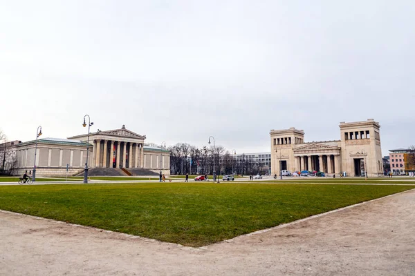 Munich Germany Dec 2021 Konigsplatz Square Built Style European Neoclassicism — Foto Stock