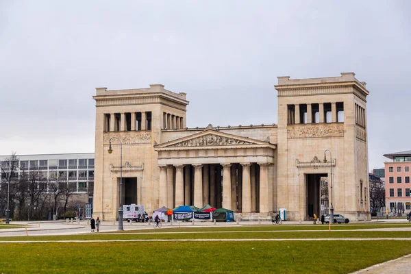 Munich Germany Dec 2021 Konigsplatz Square Built Style European Neoclassicism — Foto de Stock