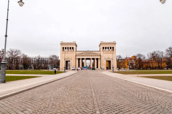 Munich Germany Dec 2021 Konigsplatz Square Built Style European Neoclassicism — Stockfoto