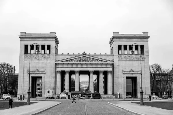 Munich Germany Dec 2021 Konigsplatz Square Built Style European Neoclassicism — Fotografia de Stock