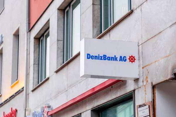 Munich Germany Dec 2021 Munich Branch Denizbank Major Turkish Bank — 스톡 사진