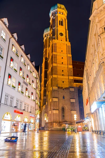 Munich Germany Dec 2021 Exterior View Frauenkirche Cathedral Our Lady — Stock Photo, Image