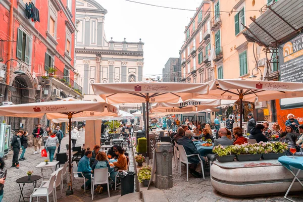 Naples Italy April 2022 Generic Architecture Street View City Center — ストック写真