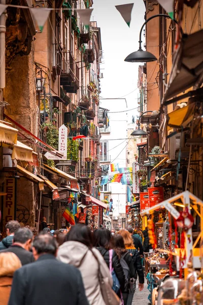 Naples Italy April 2022 Generic Architecture Street View City Center — ストック写真