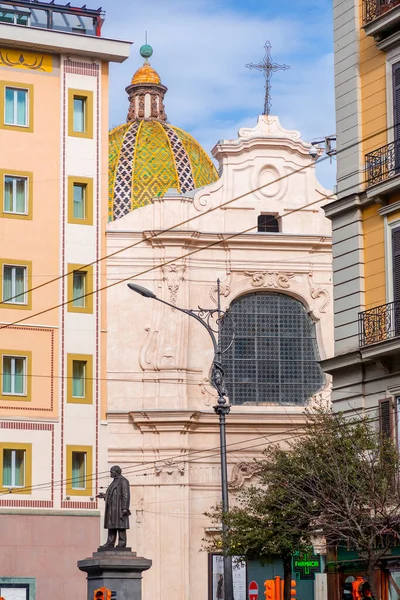 Naples Italy April 2022 Generic Architecture Street View City Center — Stock Photo, Image