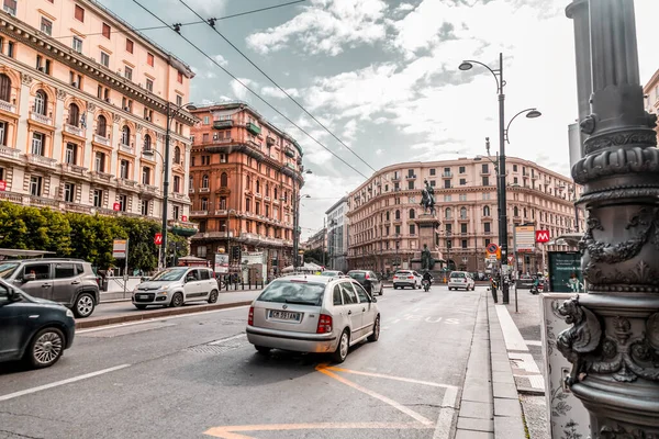 Naples Italy April 2022 Generic Architecture Street View City Center — Stockfoto