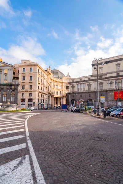 Naples Italy April 2022 Piazza Trieste Trento One Main Square — Foto Stock