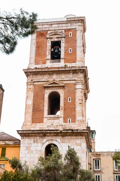 Santa Chiara Egy Vallási Komplexum Nápolyban Amely Magában Foglalja Templom — Stock Fotó