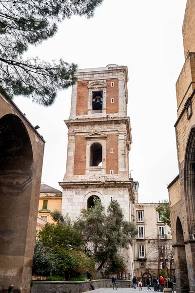 Nápoly Olaszország 2022 Április Santa Chiara Egy Nápolyi Vallási Komplexum — Stock Fotó