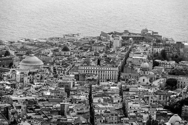 Neapel Italien April 2022 Luftaufnahme Der Stadt Neapel Von Der — Stockfoto