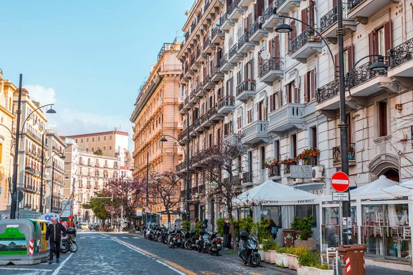Neapel Italien April 2022 Allgemeine Architektur Und Straßenansicht Neapel Kampanien — Stockfoto