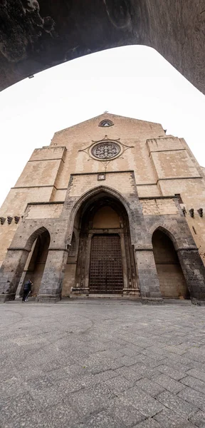 Nápoles Itália Abril 2022 Santa Chiara Complexo Religioso Nápoles Que — Fotografia de Stock