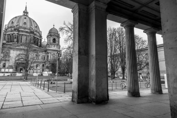 Berlin Allemagne Décembre 2021 Vue Extérieure Cathédrale Berlin Berliner Dom — Photo