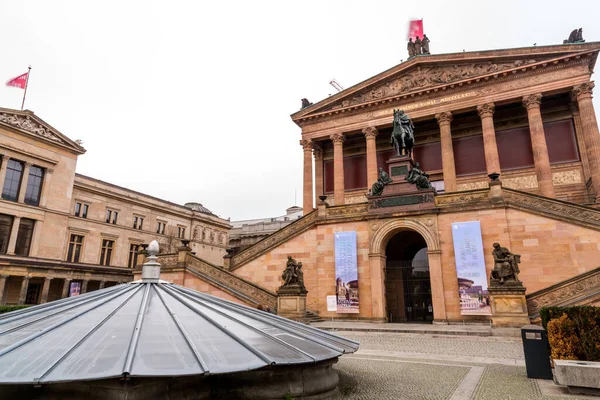 Berlín Alemania Dic 2021 Galería Nacional Nationalgalerie Museo Arte Los —  Fotos de Stock