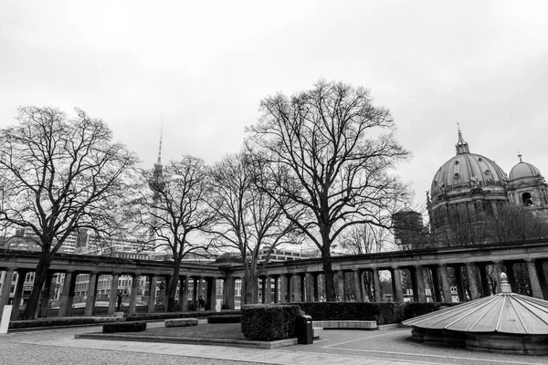 Berlin Deutschland Dezember 2021 Außenansicht Des Berliner Doms Der Spree — Stockfoto