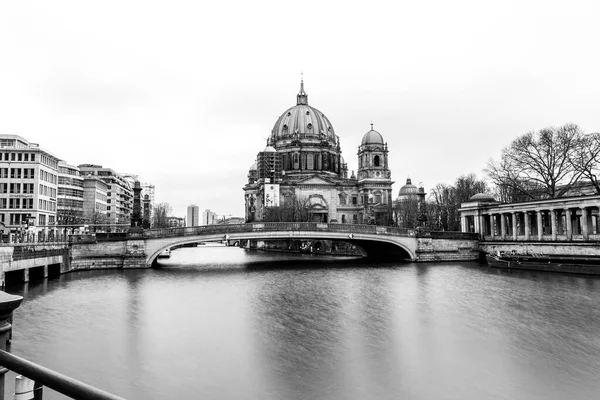 Berlin Allemagne Décembre 2021 Vue Extérieure Cathédrale Berlin Berliner Dom — Photo