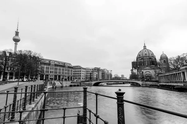 Berlín Německo Prosince 2021 Vnější Pohled Berlínskou Katedrálu Nebo Berliner — Stock fotografie