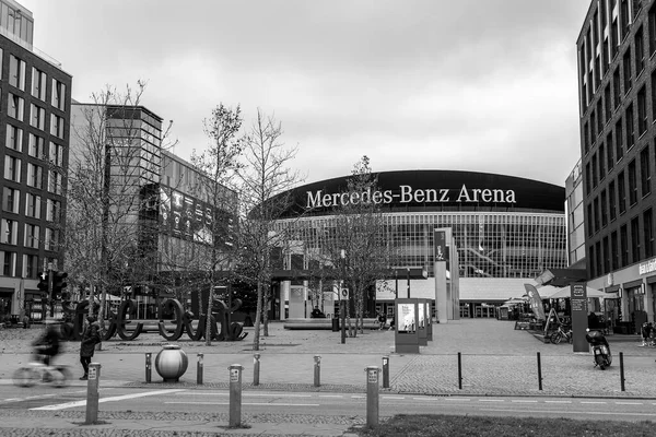 Berlín Alemania Diciembre 2021 Vista Exterior Del Mercedez Benz Arena — Foto de Stock