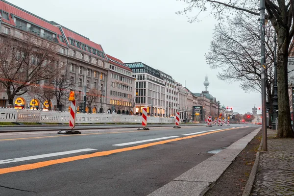 Berlijn Duitsland Dec 2021 Unter Den Linden Een Boulevard Berlijnse — Stockfoto