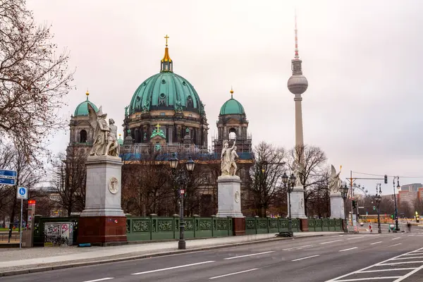 Berlino Germania Dicembre 2021 Veduta Esterna Della Cattedrale Berlino Berliner — Foto Stock