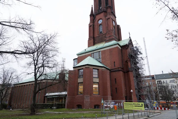 Berlín Alemania Dic 2021 Iglesia Emaús Construida Entre 1890 1893 — Foto de Stock